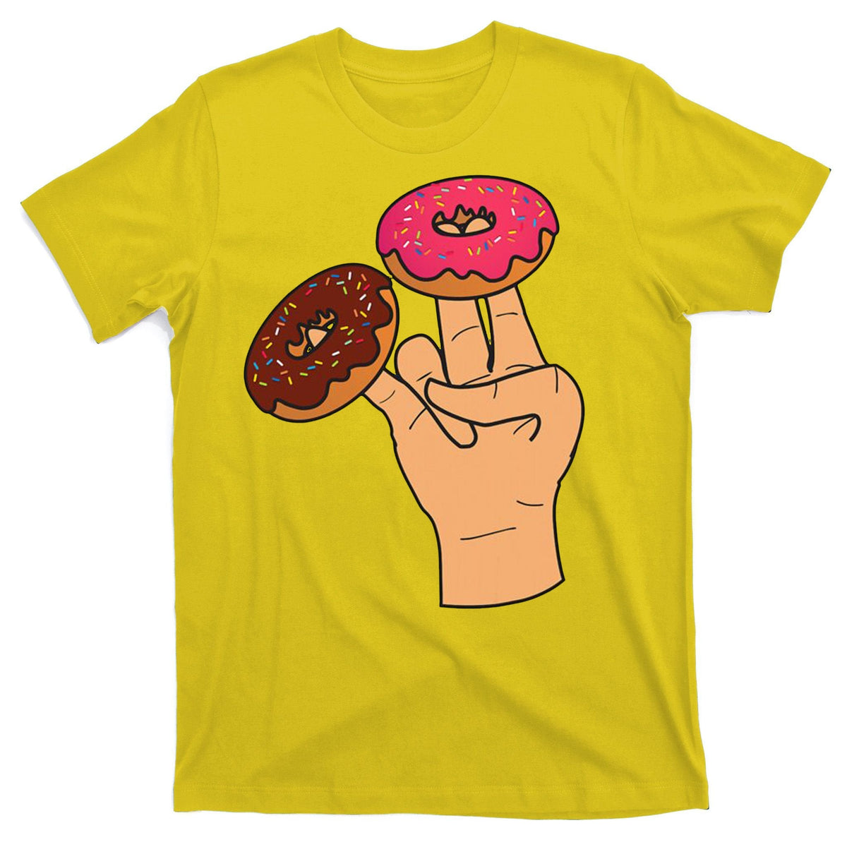 2 In The Pink 1 In Stink Dirty Humor Donut T-Shirt product image 3