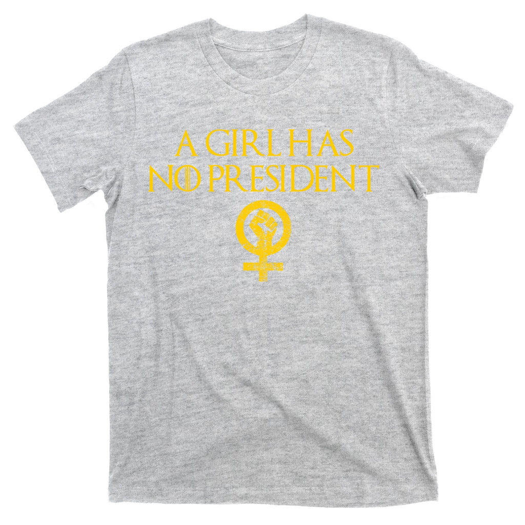 A Girl Has No President Resist Anti Trump T-Shirt product image 9