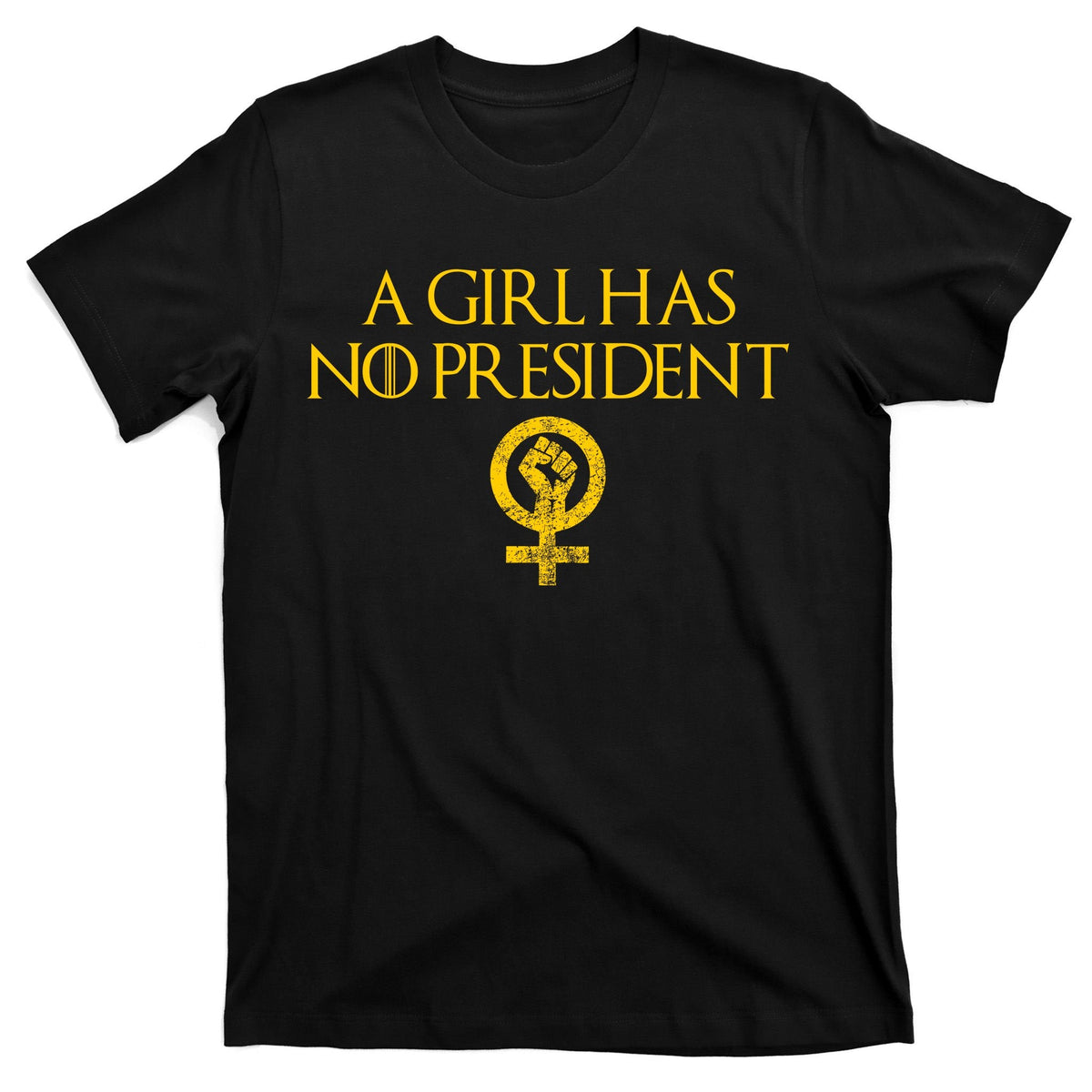 A Girl Has No President Resist Anti Trump T-Shirt product image 7