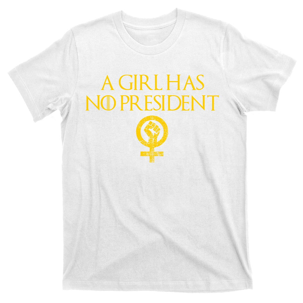 A Girl Has No President Resist Anti Trump T-Shirt product image 11
