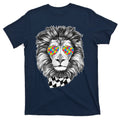 Autism Awareness Puzzle Sunglasses Lion T-Shirt product image 1