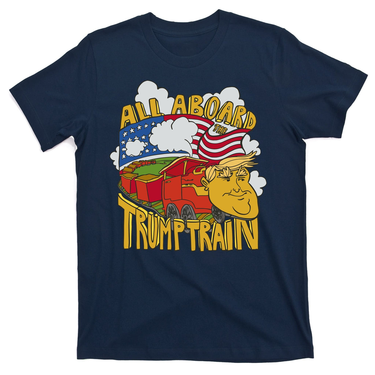 All Aboard Trump Train T-Shirt product image 1