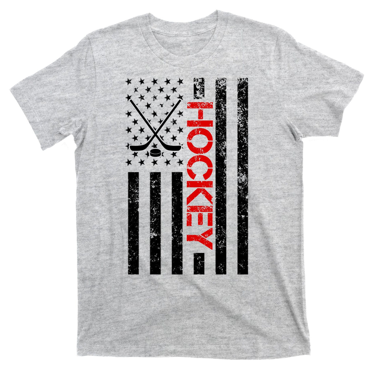 American Hockey Flag Vintage T-Shirt product image 9