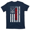 American Hockey Flag Vintage T-Shirt product image 1