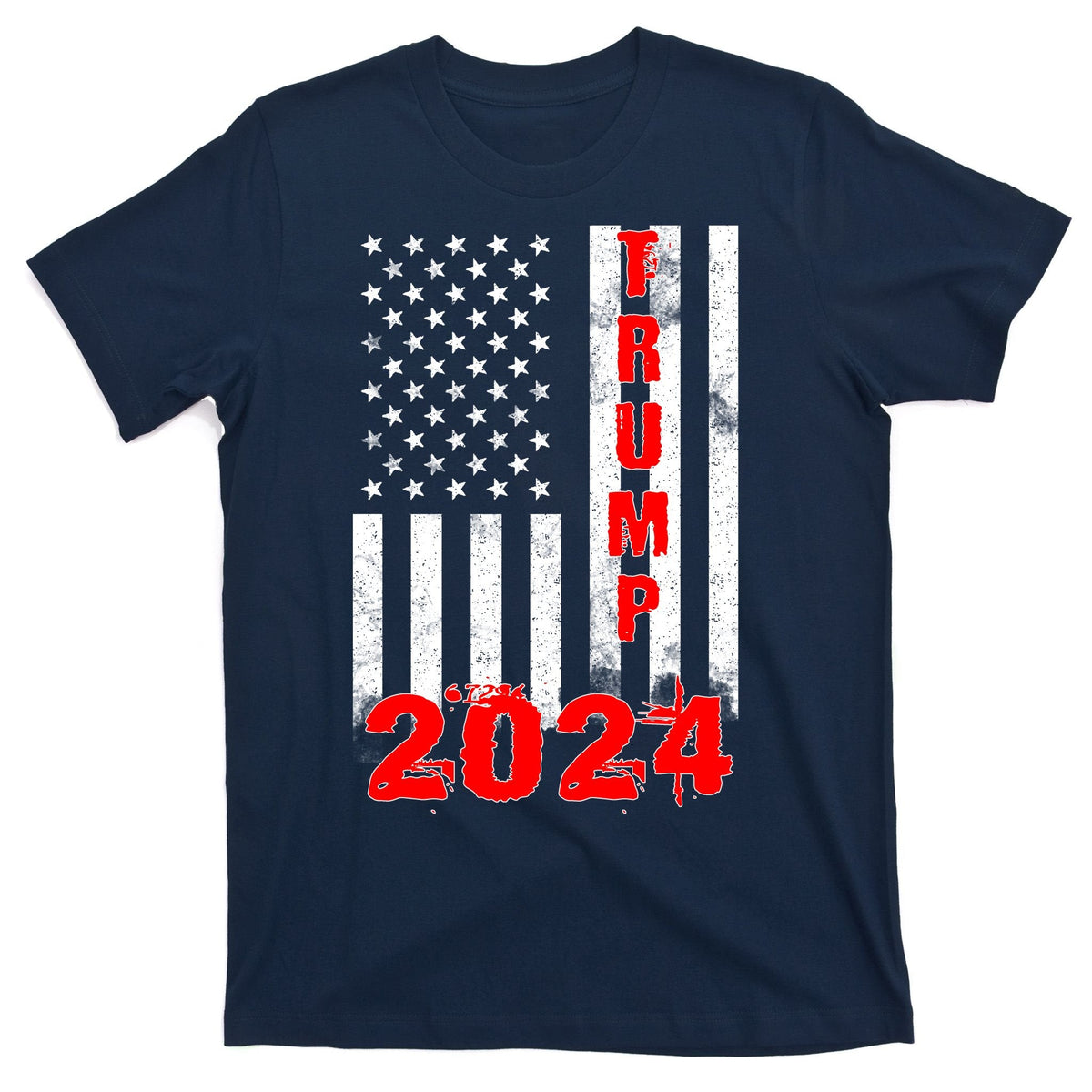American Flag Design Trump 2024 T-Shirt product image 1