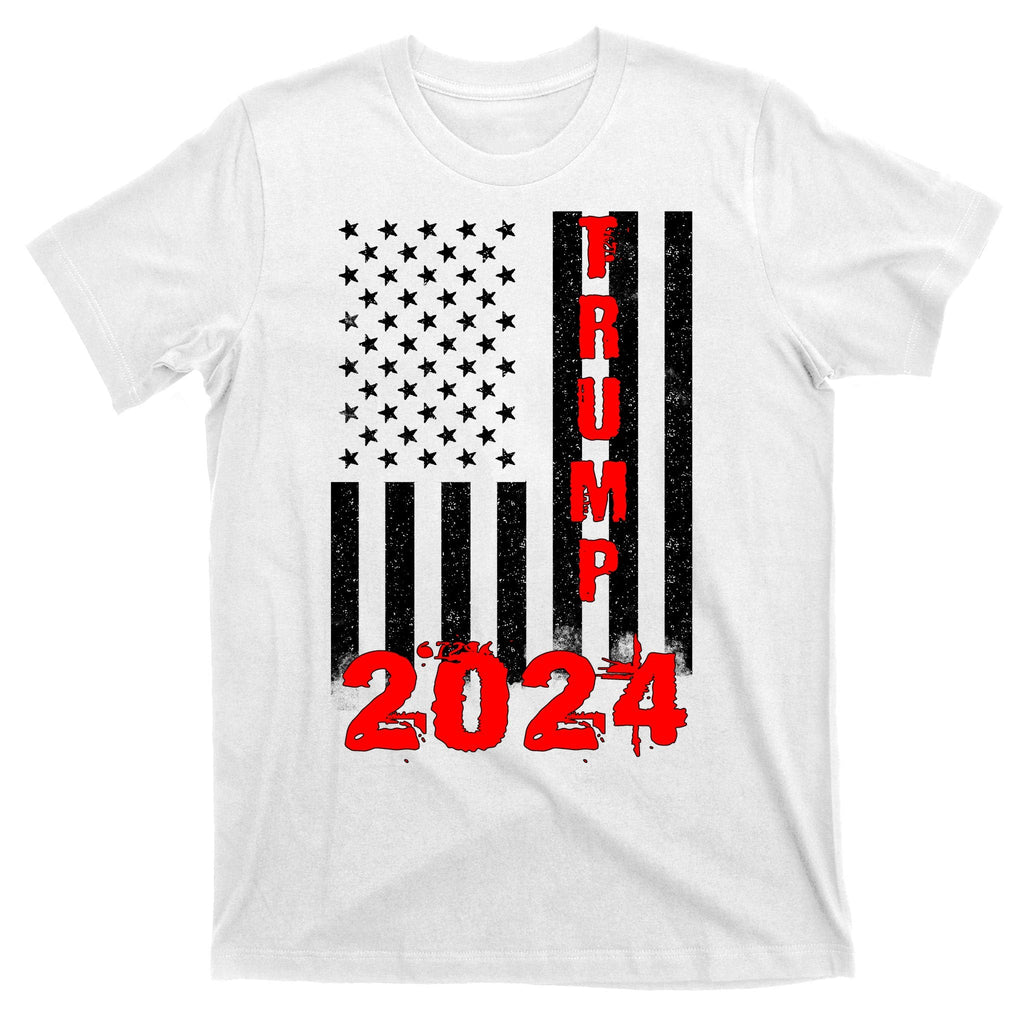 American Flag Design Trump 2024 T-Shirt product image 11