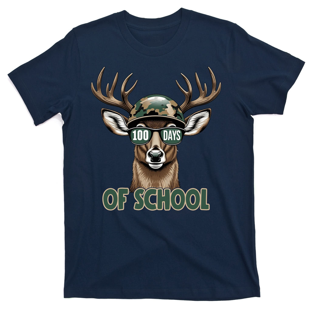 Bucked 100 Days Of School Deer Student 100th Day T-Shirt product image 1