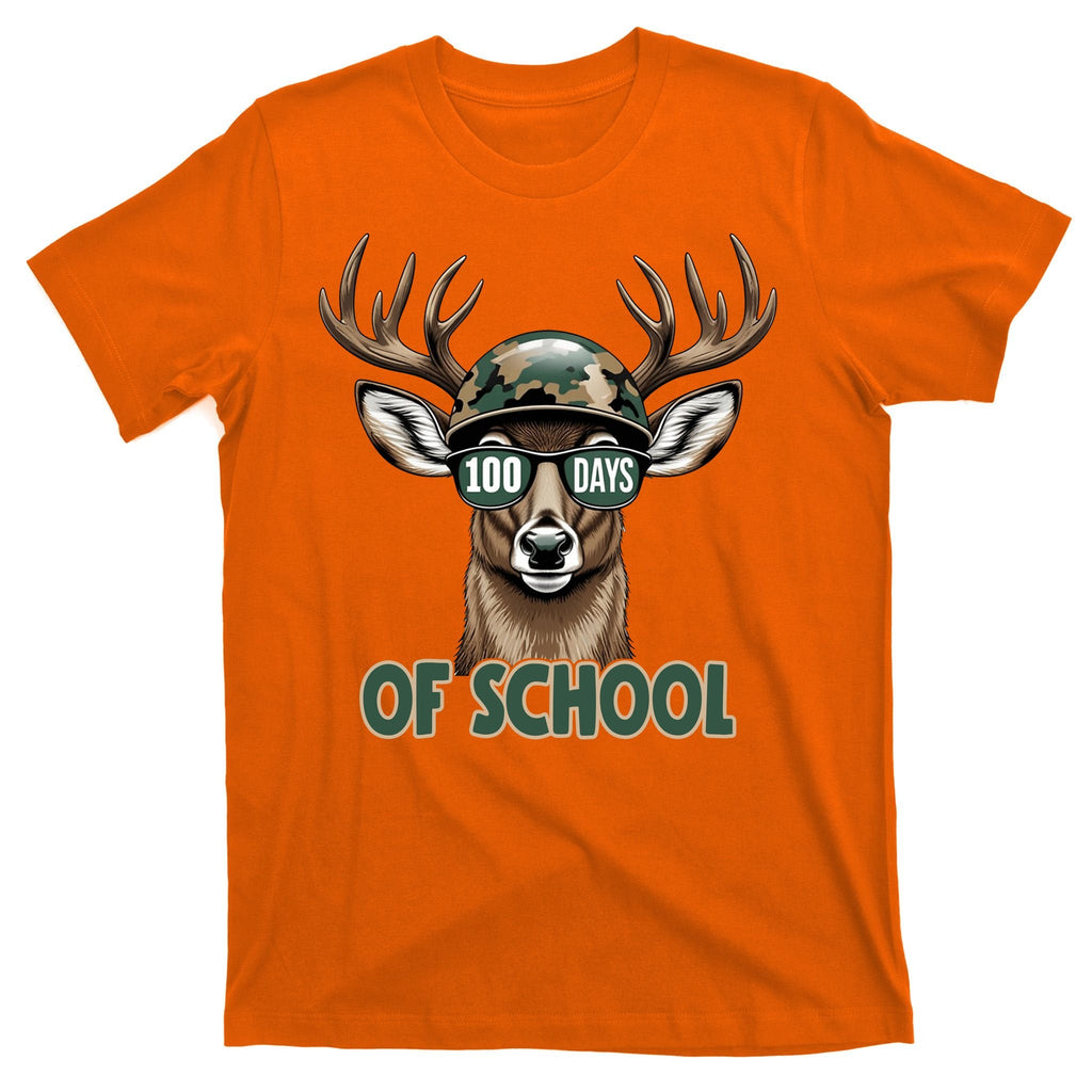 Bucked 100 Days Of School Deer Student 100th Day T-Shirt product image 5