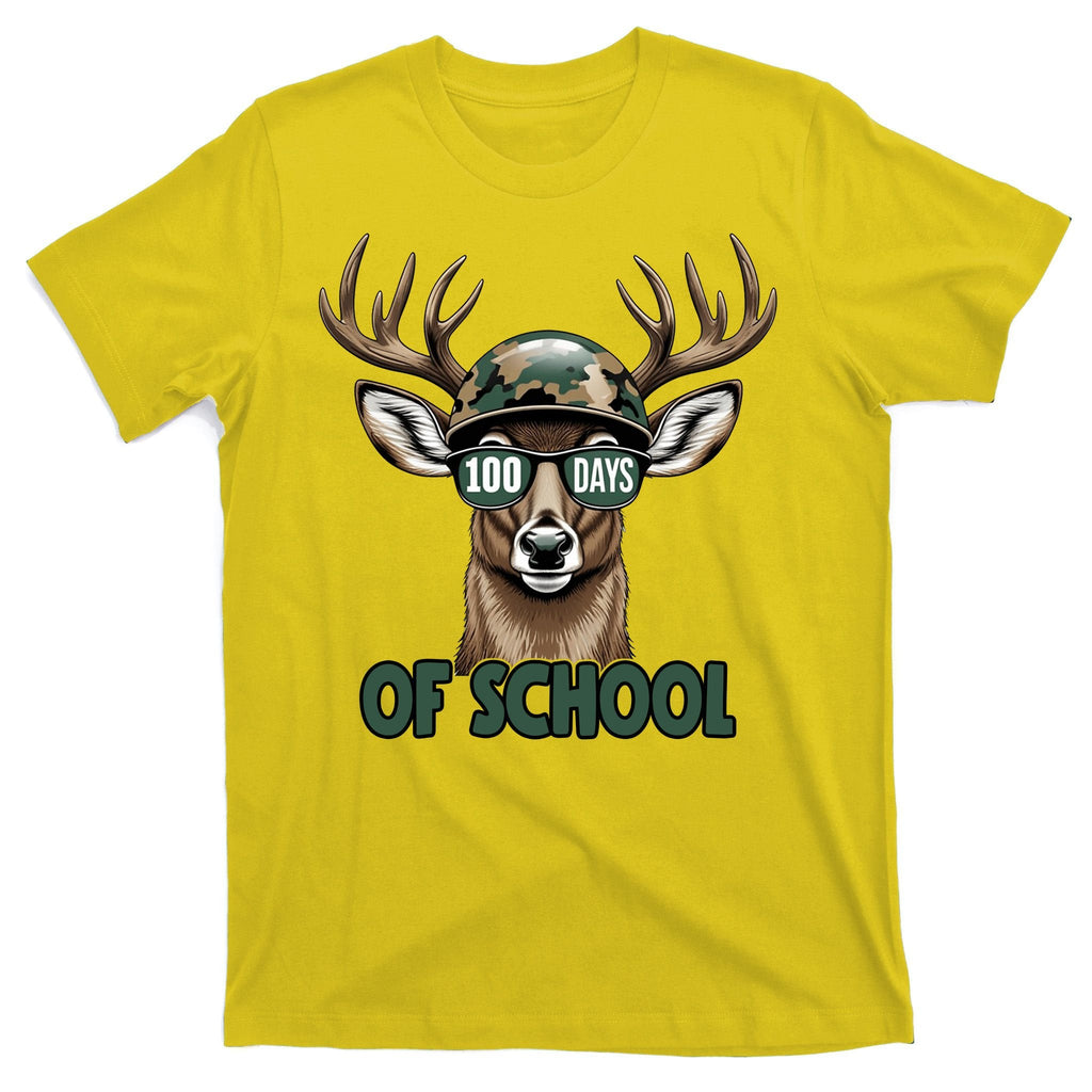 Bucked 100 Days Of School Deer Student 100th Day T-Shirt product image 3