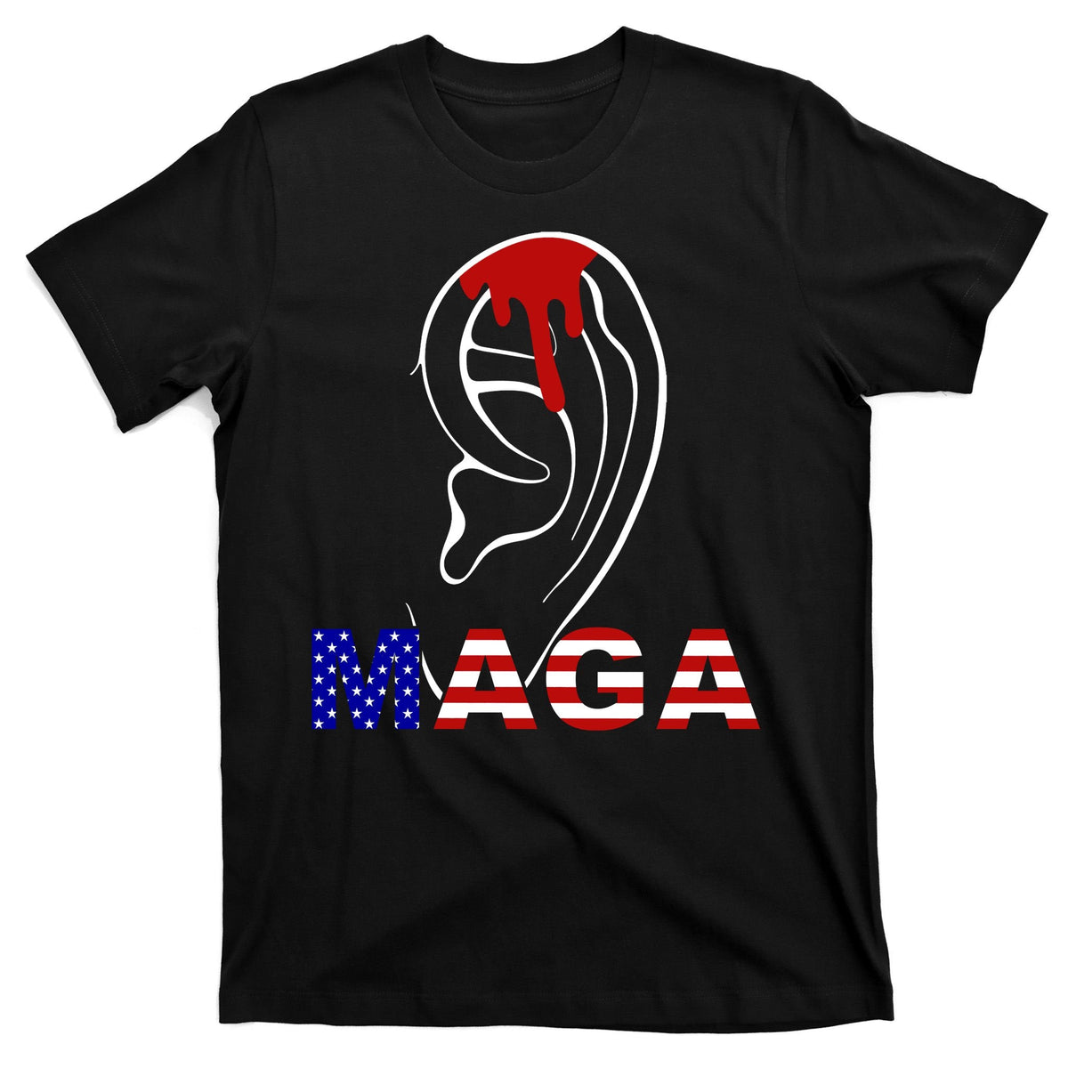 Bleeding Ears Maga Usa Pro Trump T-Shirt product image 7