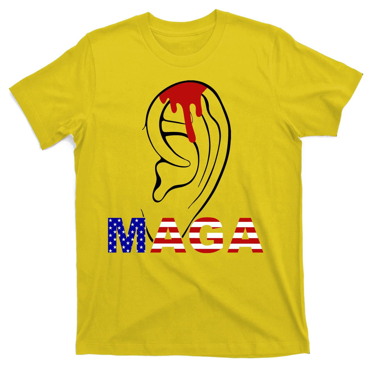 Bleeding Ears Maga Usa Pro Trump T-Shirt product image 3