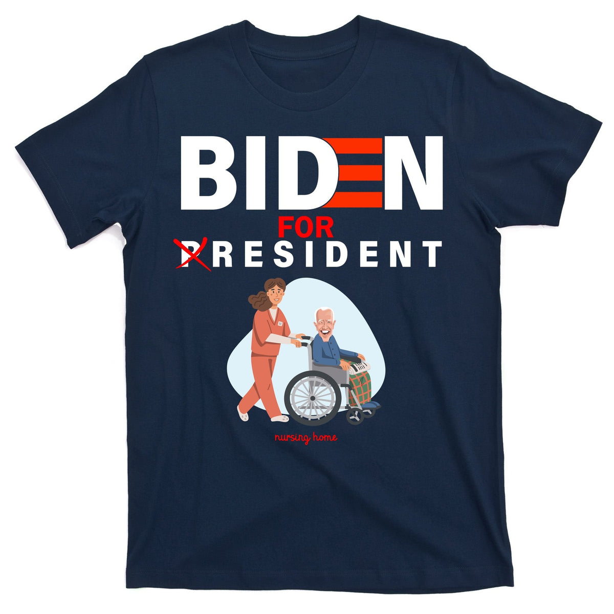 Biden For Resident Funny Trump 2020 President T-Shirt product image 1