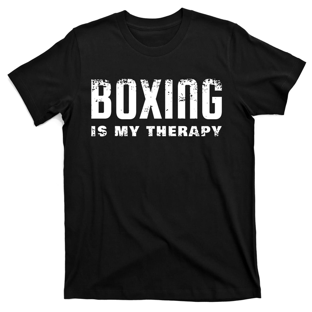 Boxing Is My Therapy Boxer Gift T-Shirt product image 7
