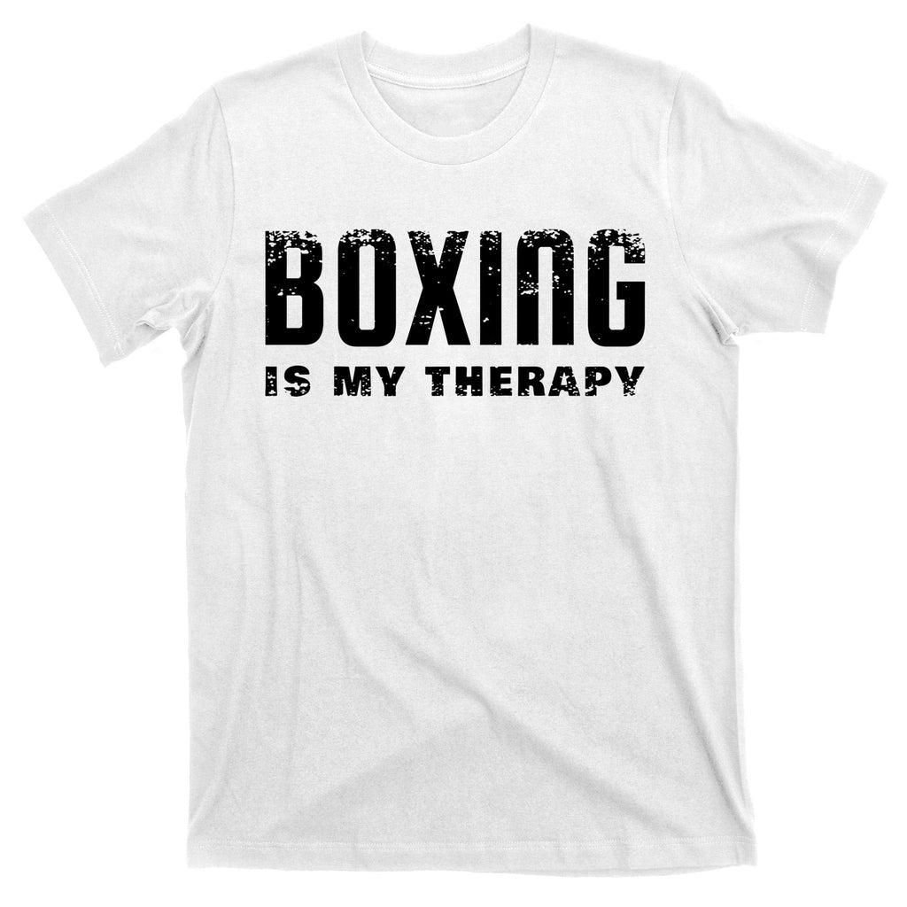 Boxing Is My Therapy Boxer Gift T-Shirt product image 11