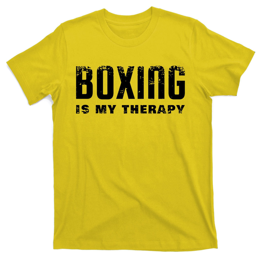 Boxing Is My Therapy Boxer Gift T-Shirt product image 3