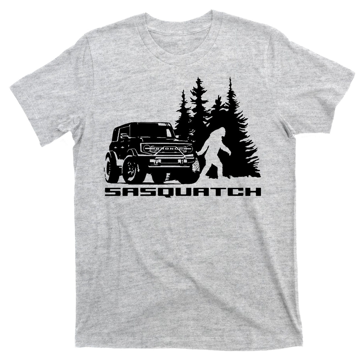 Bronco Sasquatch Truck T-Shirt product image 9