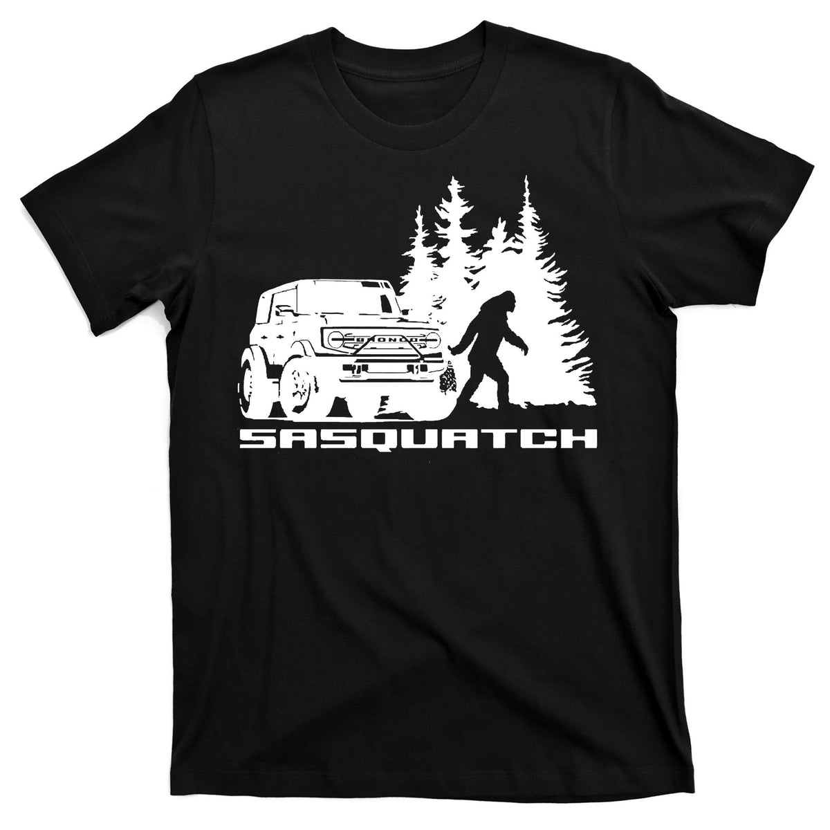 Bronco Sasquatch Truck T-Shirt product image 7