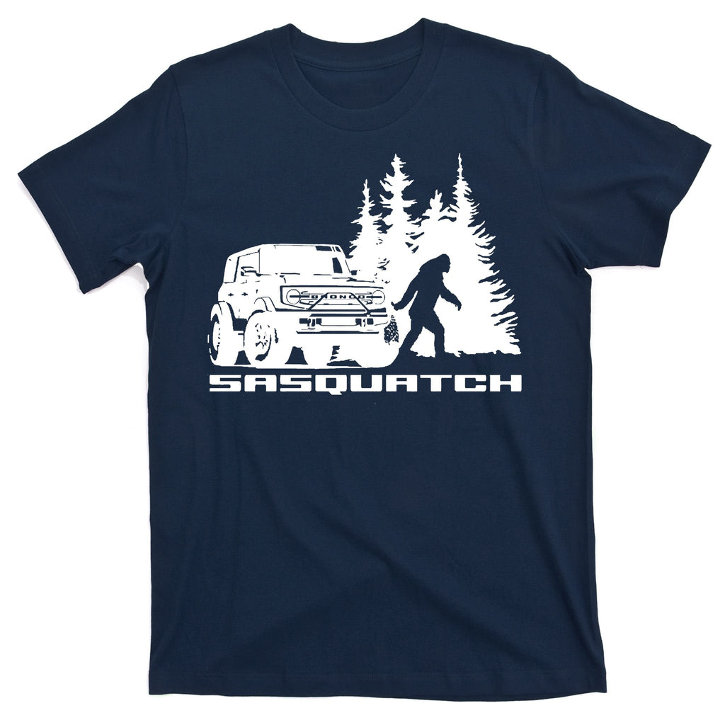 Bronco Sasquatch Truck T-Shirt product image 1