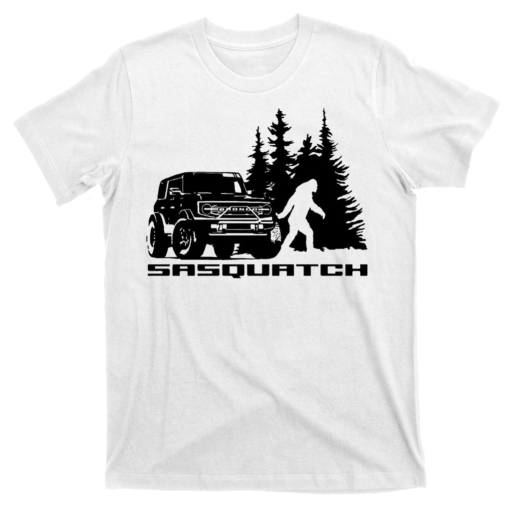 Bronco Sasquatch Truck T-Shirt product image 11