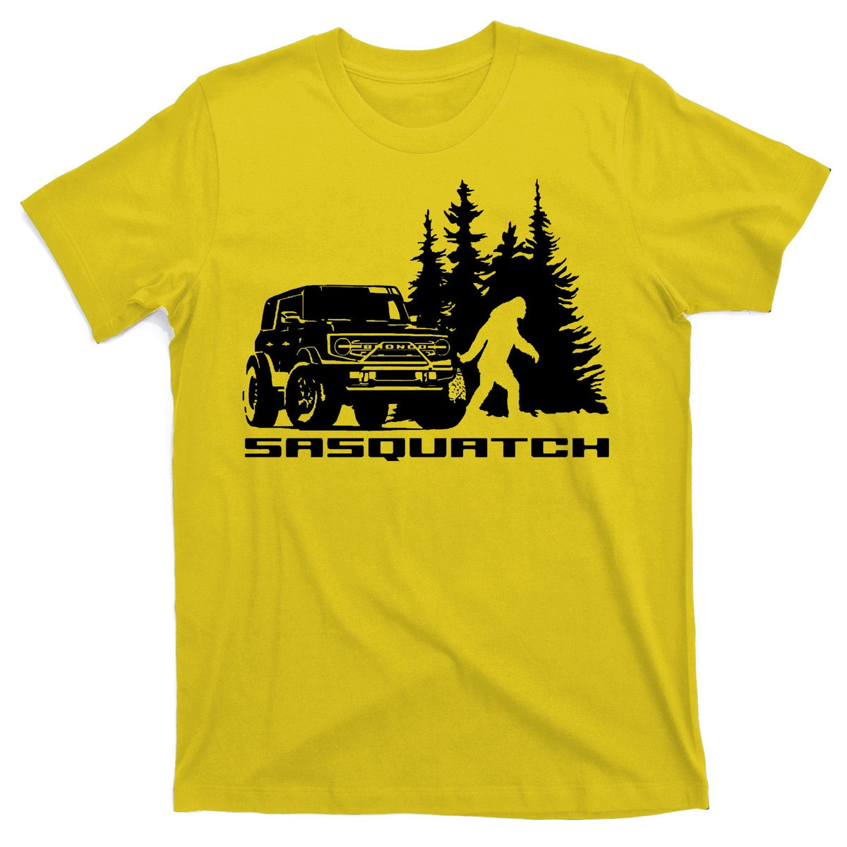 Bronco Sasquatch Truck T-Shirt product image 3