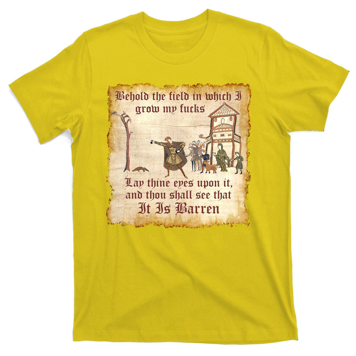 Behold The Field Medieval Dank Meme T-Shirt product image 3