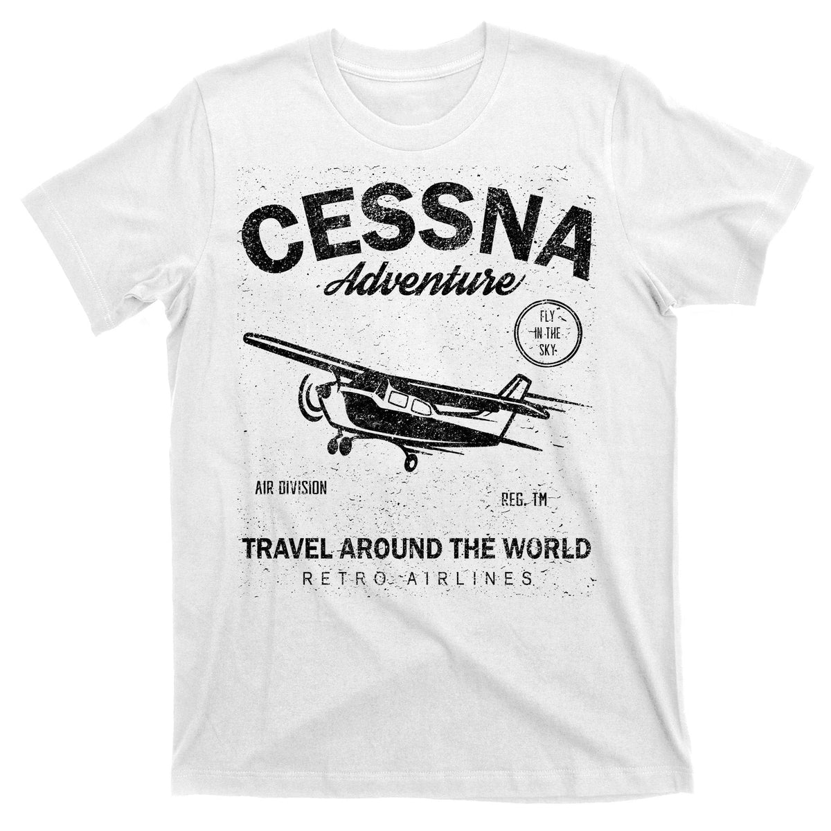 Cessna Distressed T-Shirt product image 11