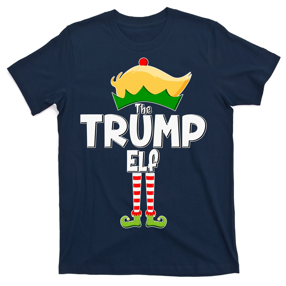 Christmas The Trump Elf Funny T-Shirt product image 1