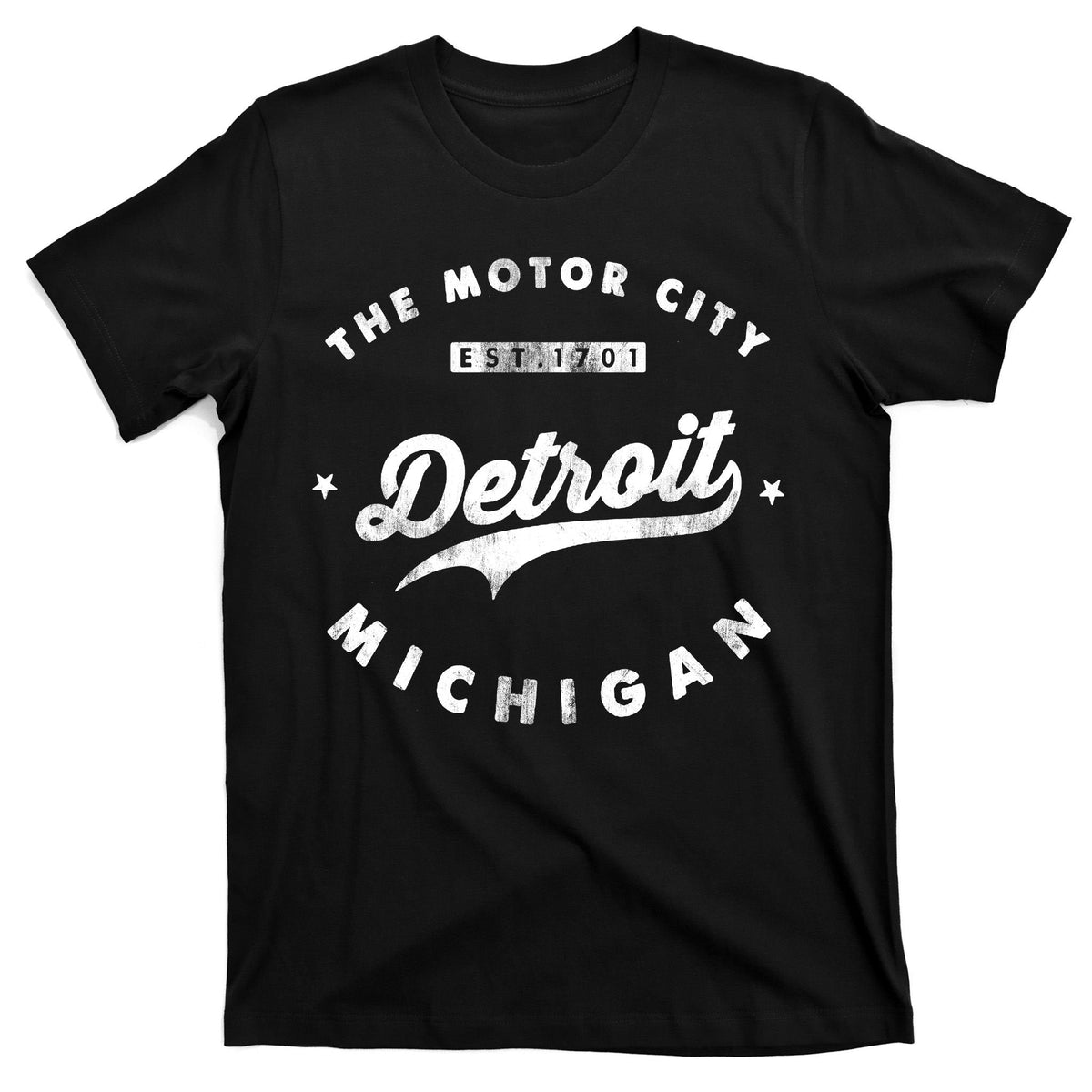 Classic Retro Vintage Detroit Michigan Motor City T-Shirt product image 7