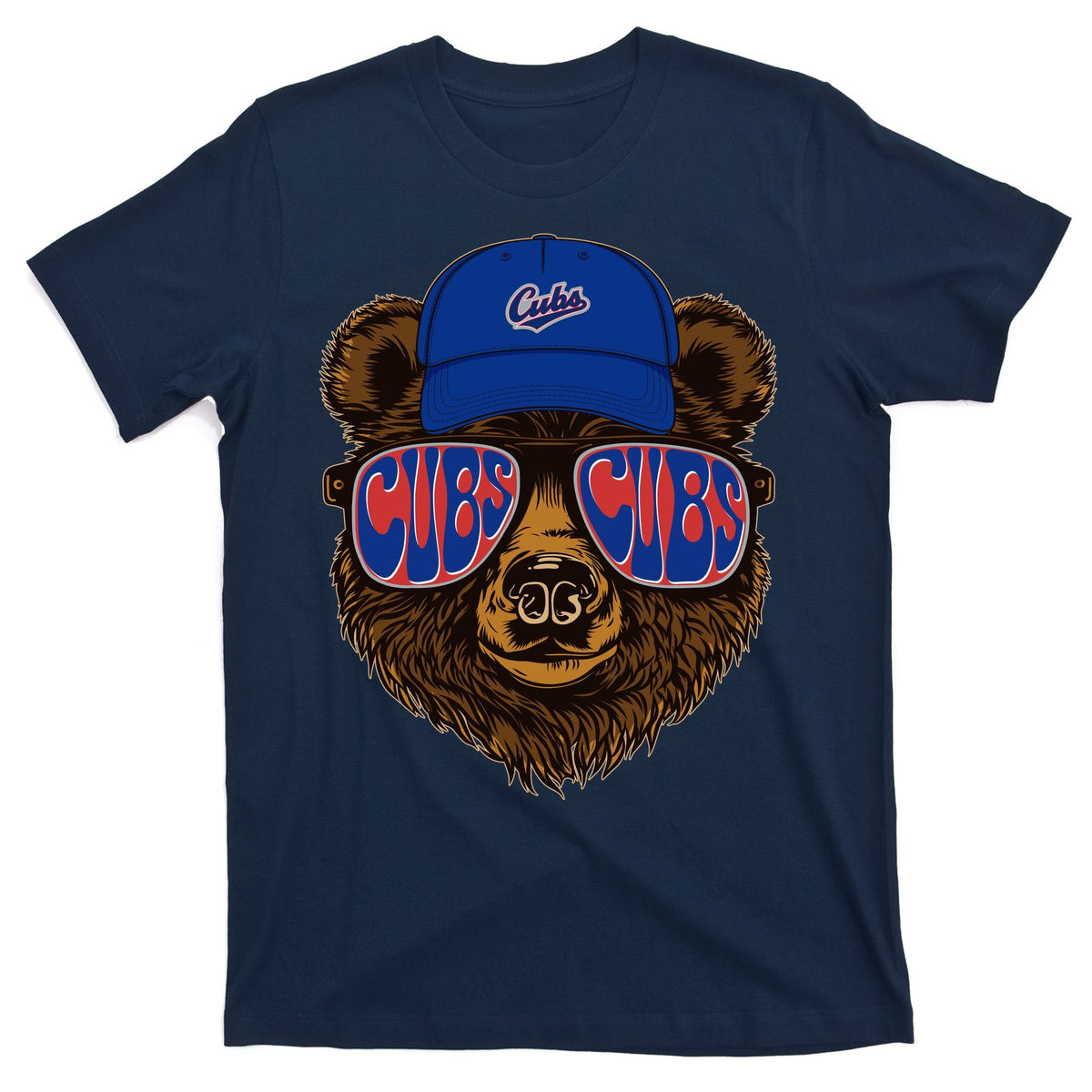 Cool Retro Cubs Bear T-Shirt product image 1