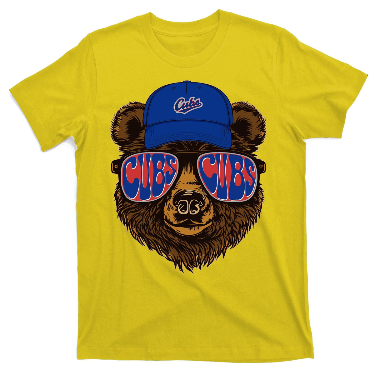Cool Retro Cubs Bear T-Shirt product image 3