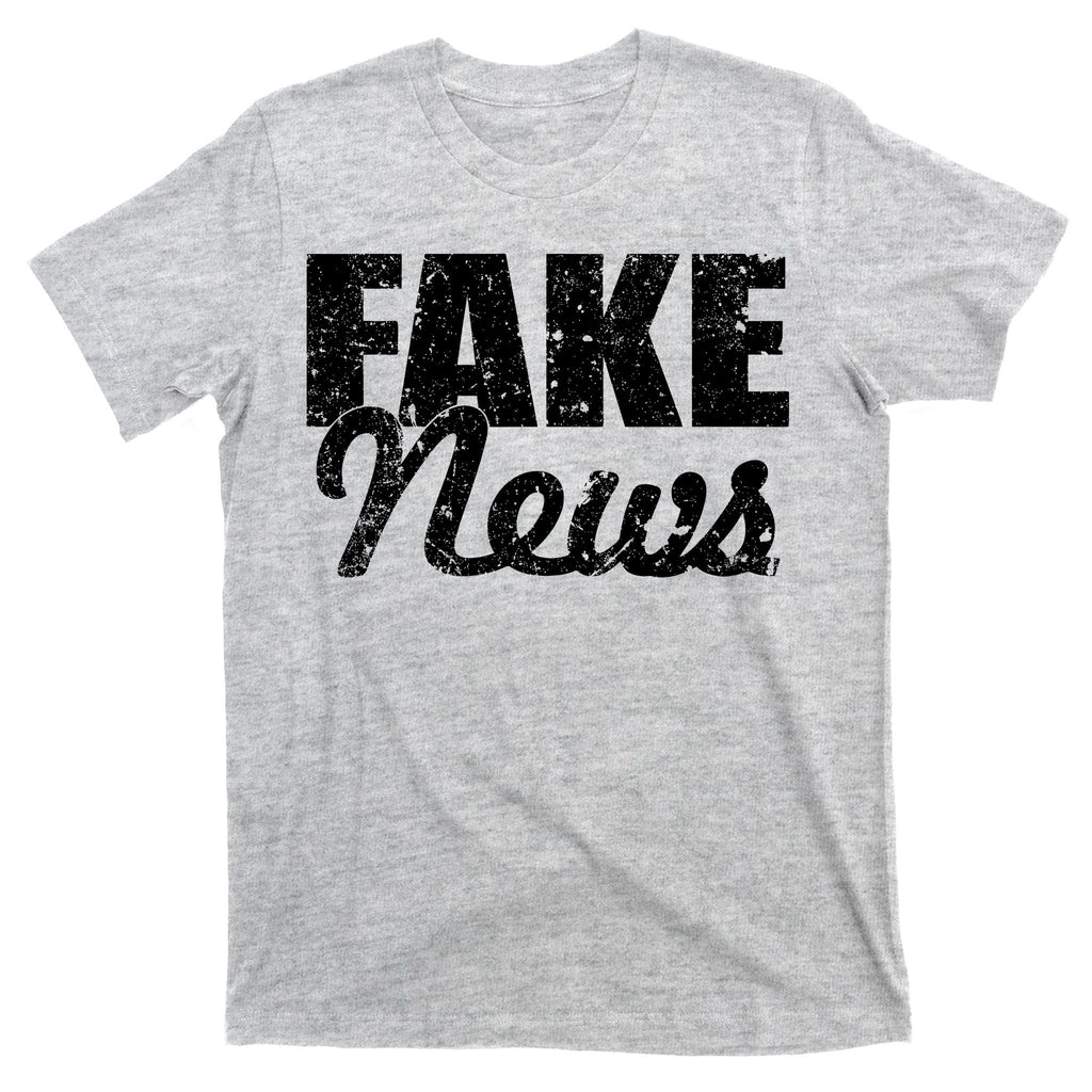 Distressed Fake News Logo T-Shirt product image 9