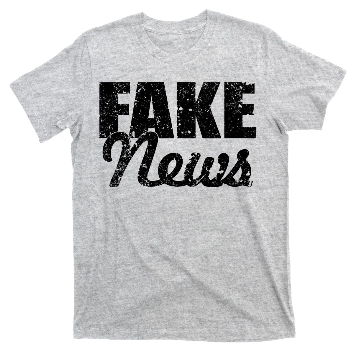 Distressed Fake News Logo T-Shirt product image 9