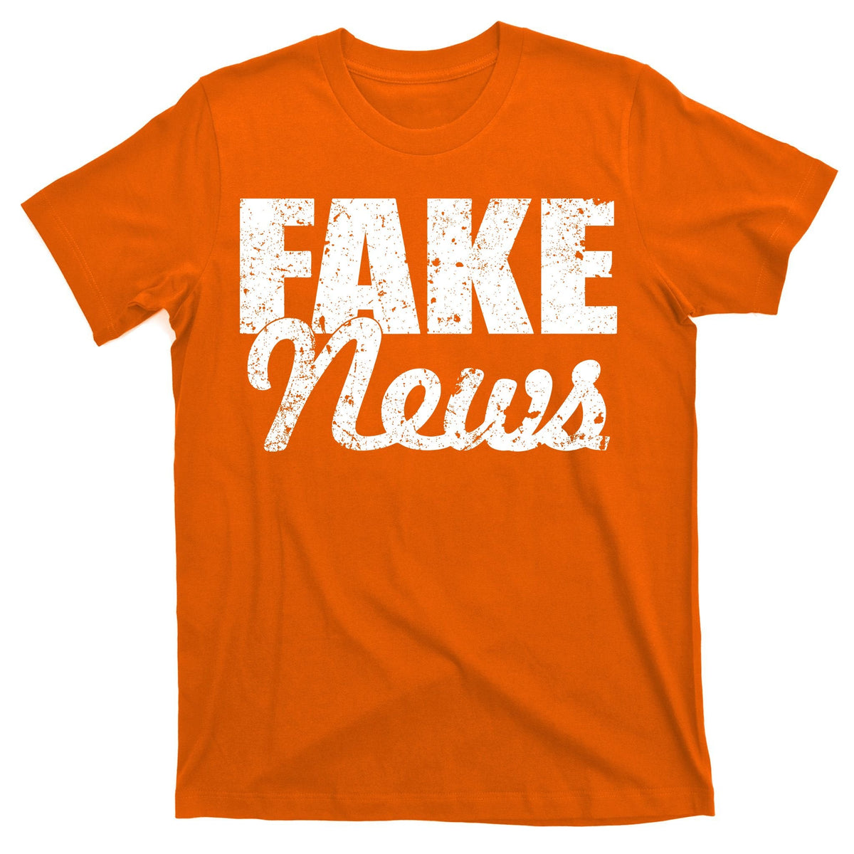 Distressed Fake News Logo T-Shirt product image 5