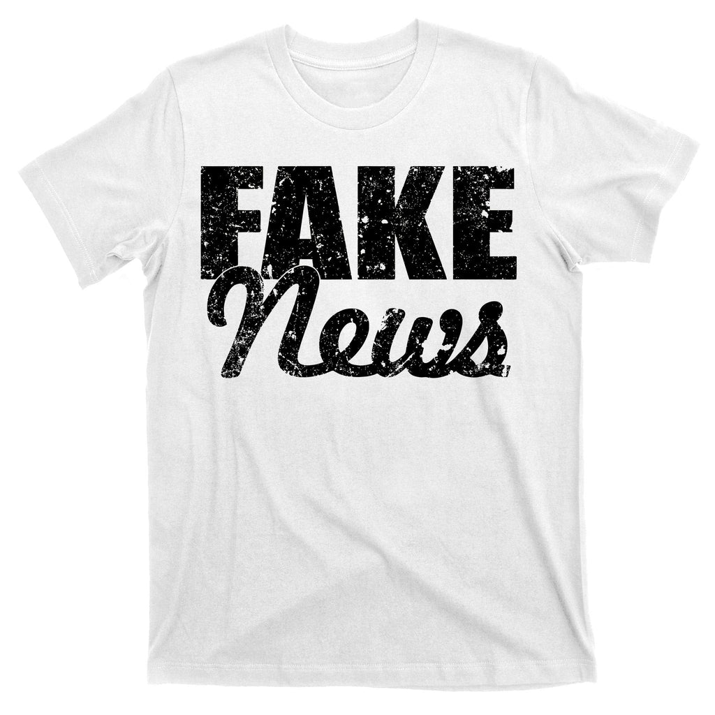 Distressed Fake News Logo T-Shirt product image 11