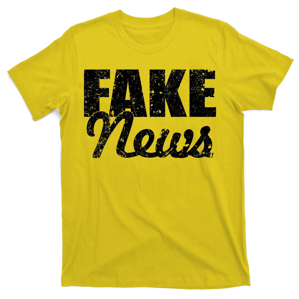 Distressed Fake News Logo T-Shirt product image 3