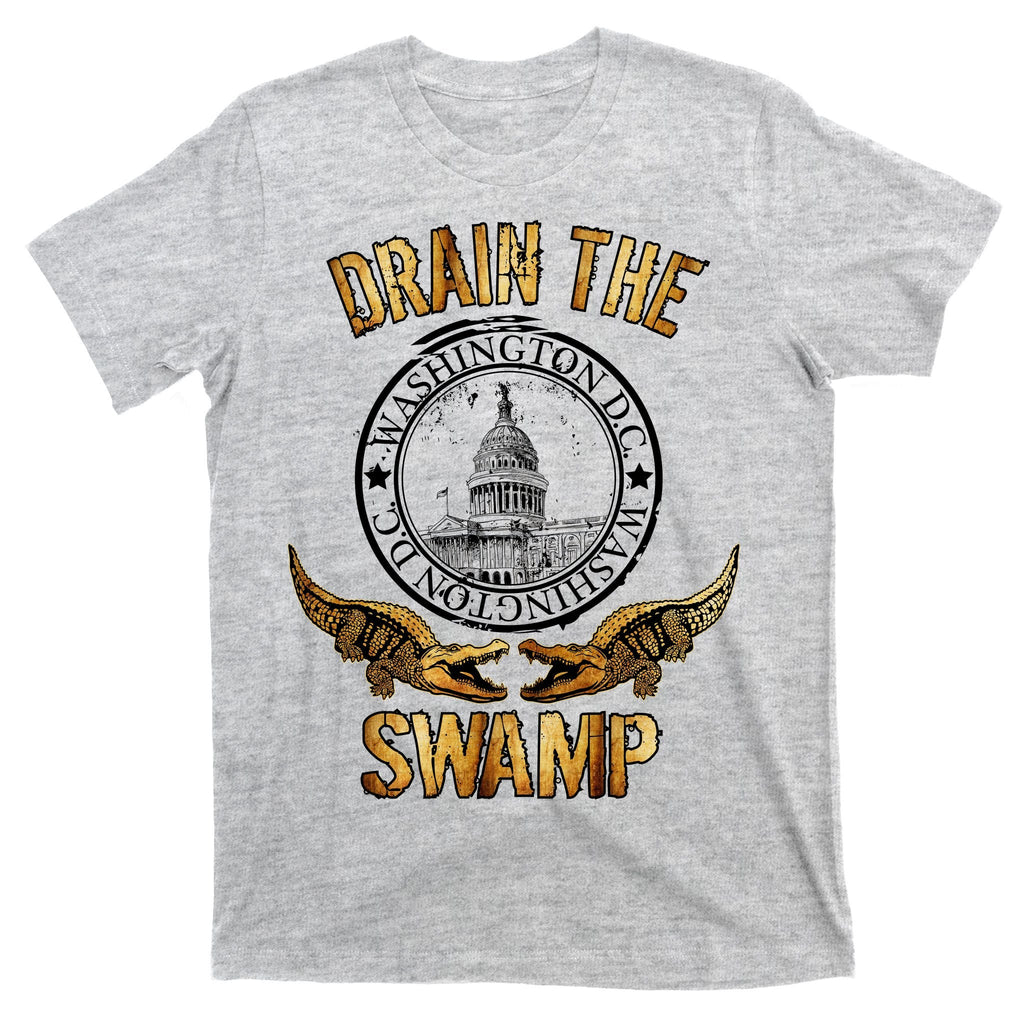Drain The Swamp Washington DC Alligator Logo Trump T-Shirt product image 9