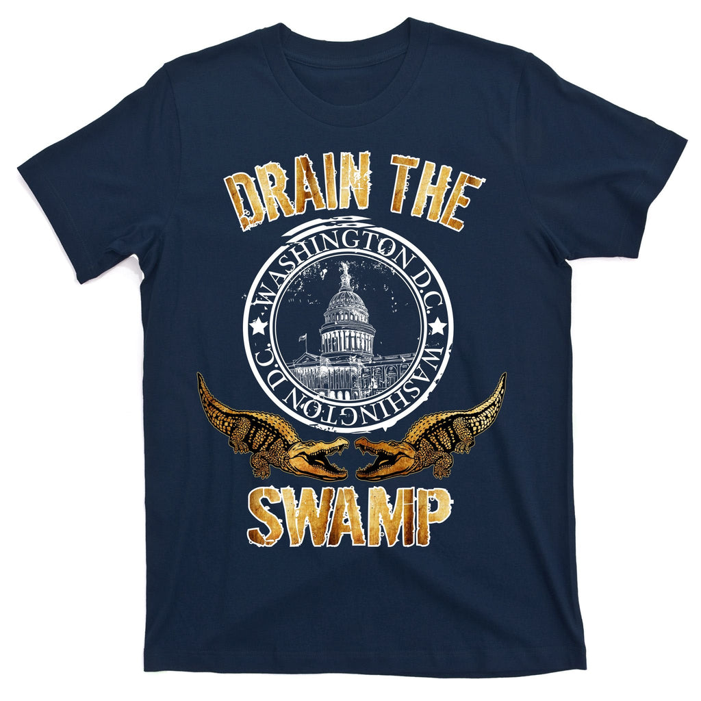 Drain The Swamp Washington DC Alligator Logo Trump T-Shirt product image 1