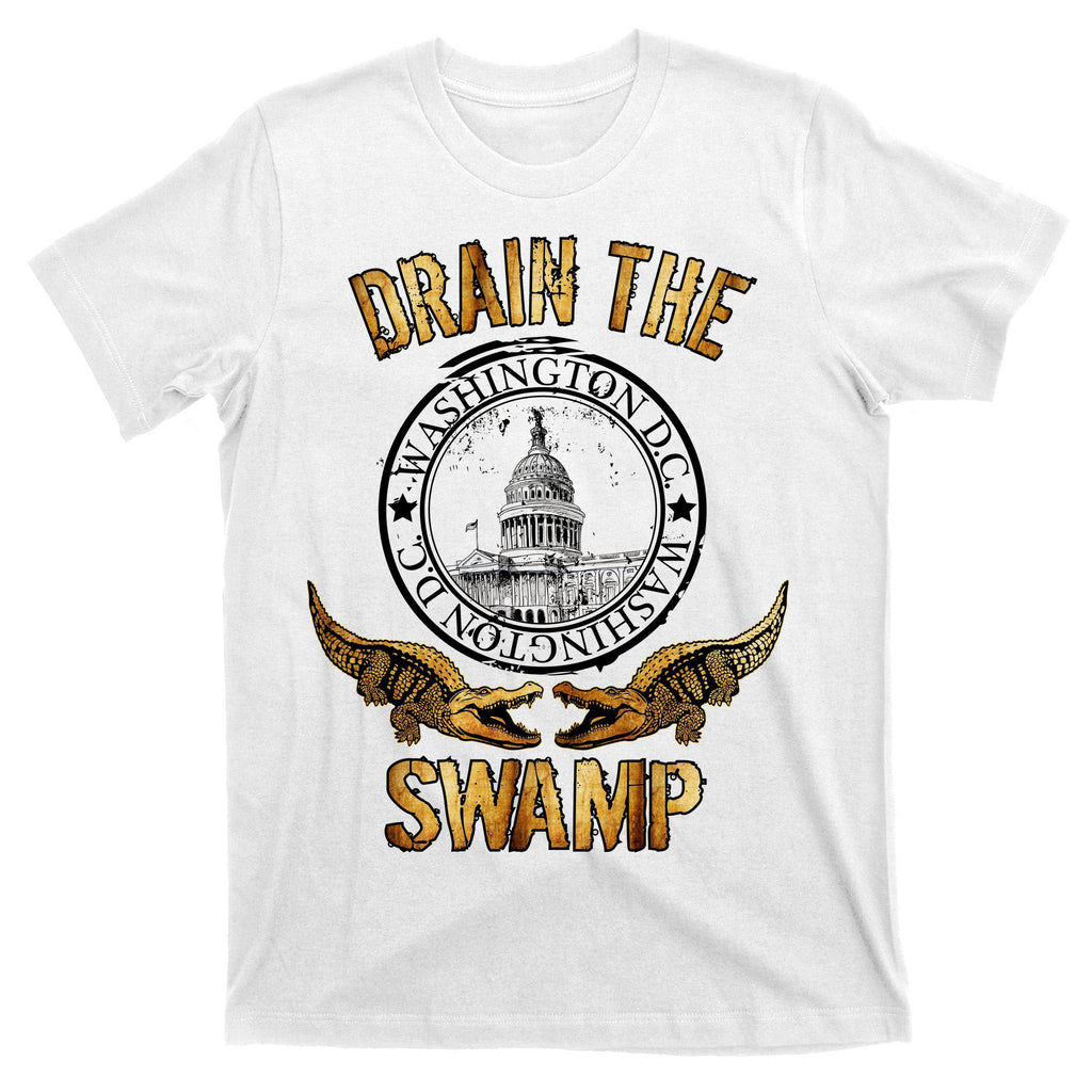 Drain The Swamp Washington DC Alligator Logo Trump T-Shirt product image 11