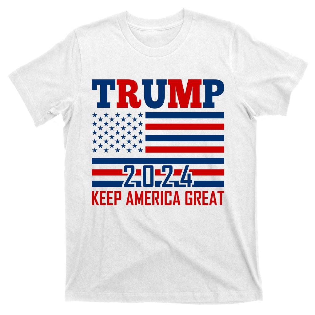 Donald Trump 2024 Keep America Great Usa Flag T-Shirt product image 11