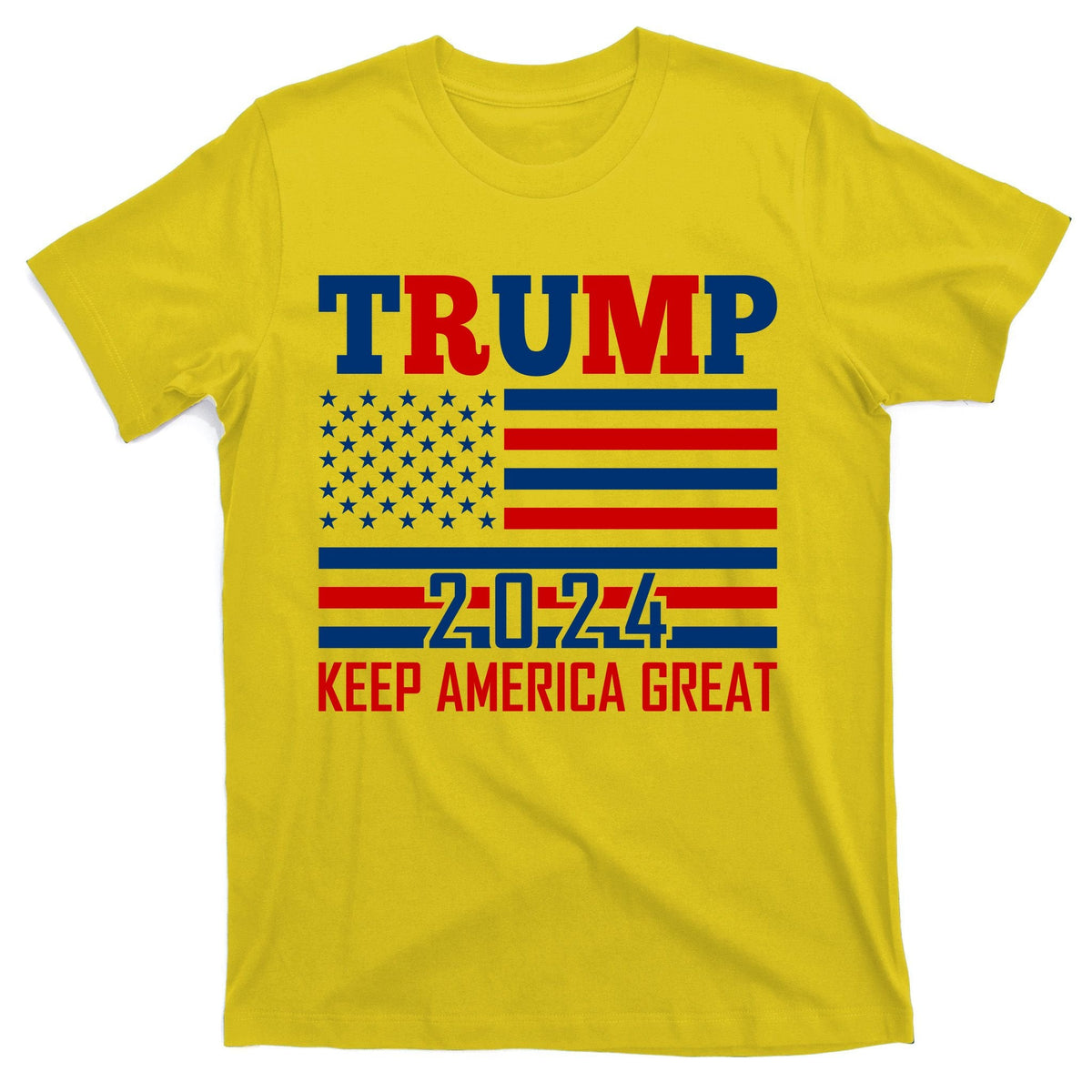 Donald Trump 2024 Keep America Great Usa Flag T-Shirt product image 3