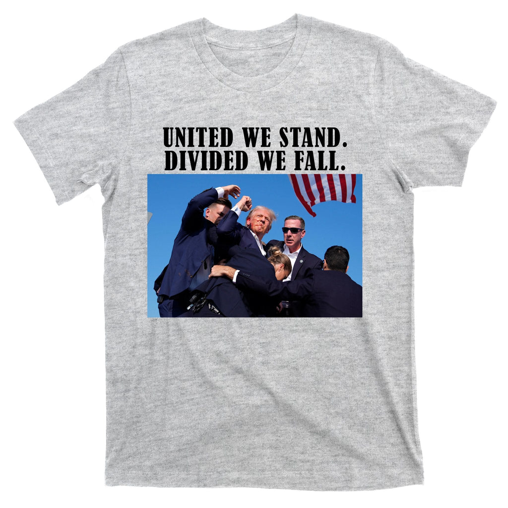 Donald Trump United We Stand Dived We Fall T-Shirt product image 9