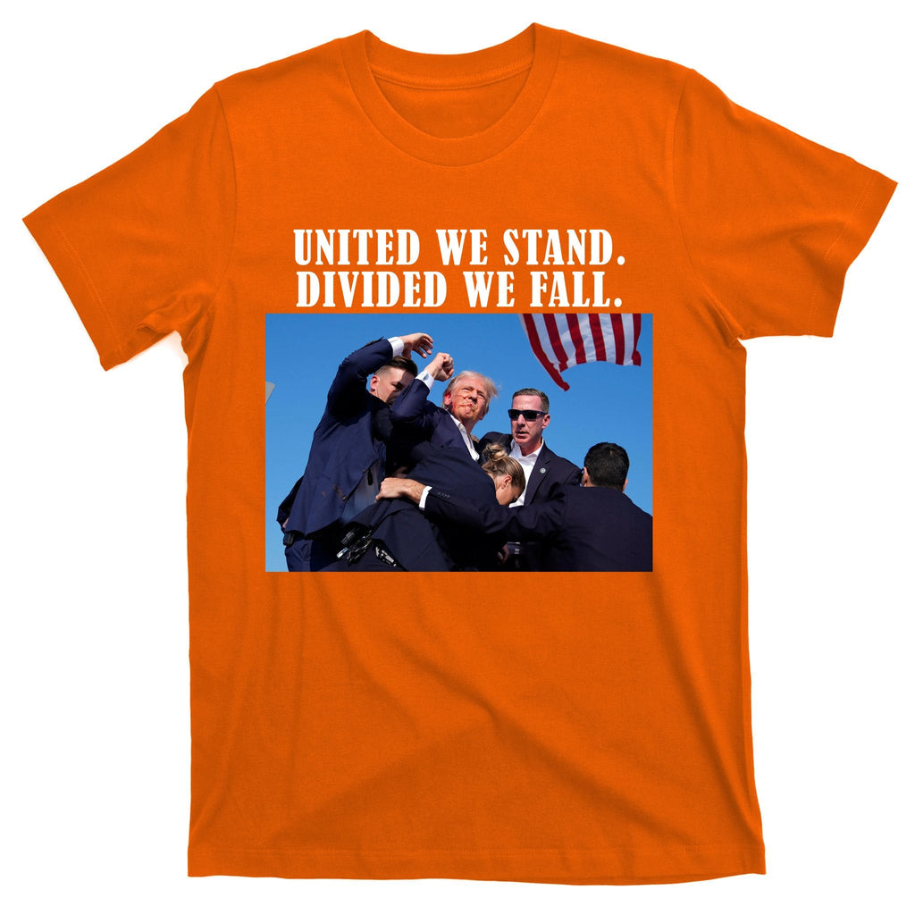 Donald Trump United We Stand Dived We Fall T-Shirt product image 5