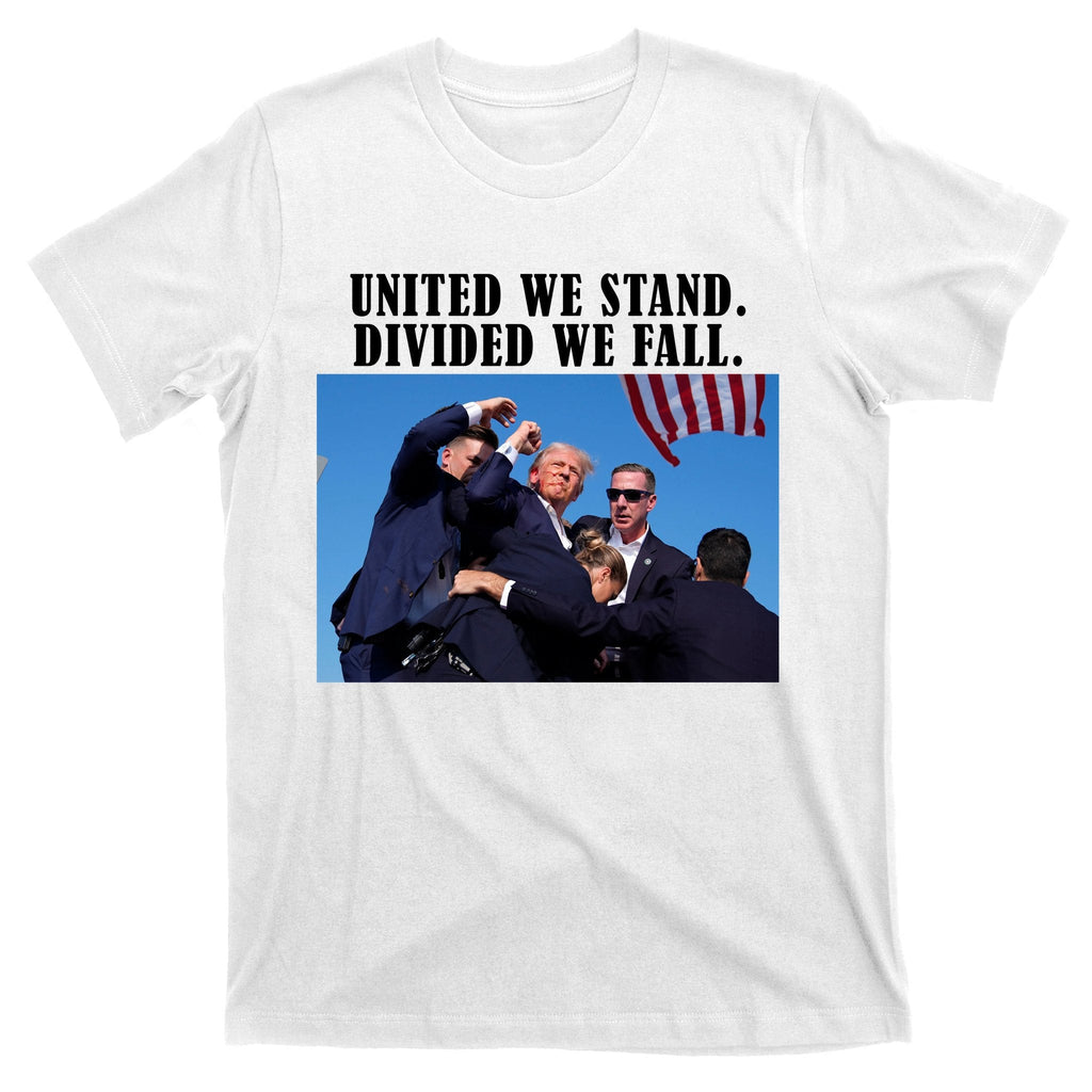 Donald Trump United We Stand Dived We Fall T-Shirt product image 11