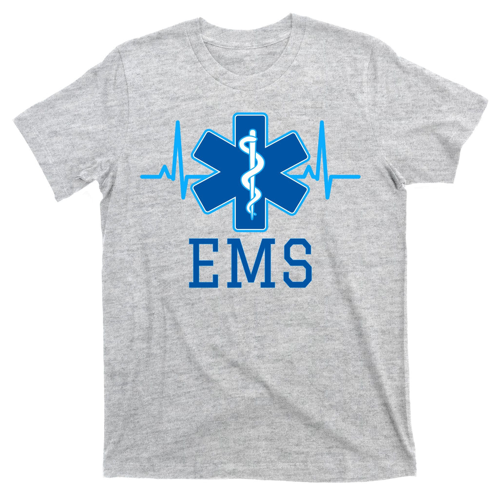 EMS Emergency Medical Services Pulse Logo T-Shirt product image 9