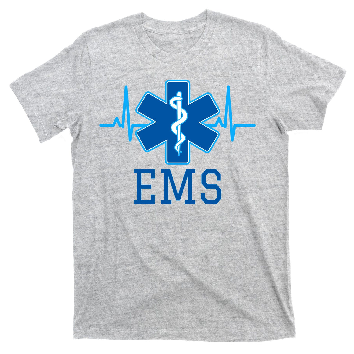 EMS Emergency Medical Services Pulse Logo T-Shirt product image 9
