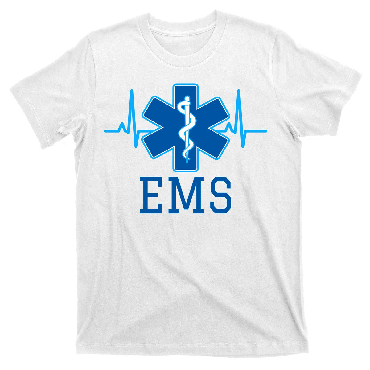 EMS Emergency Medical Services Pulse Logo T-Shirt product image 11