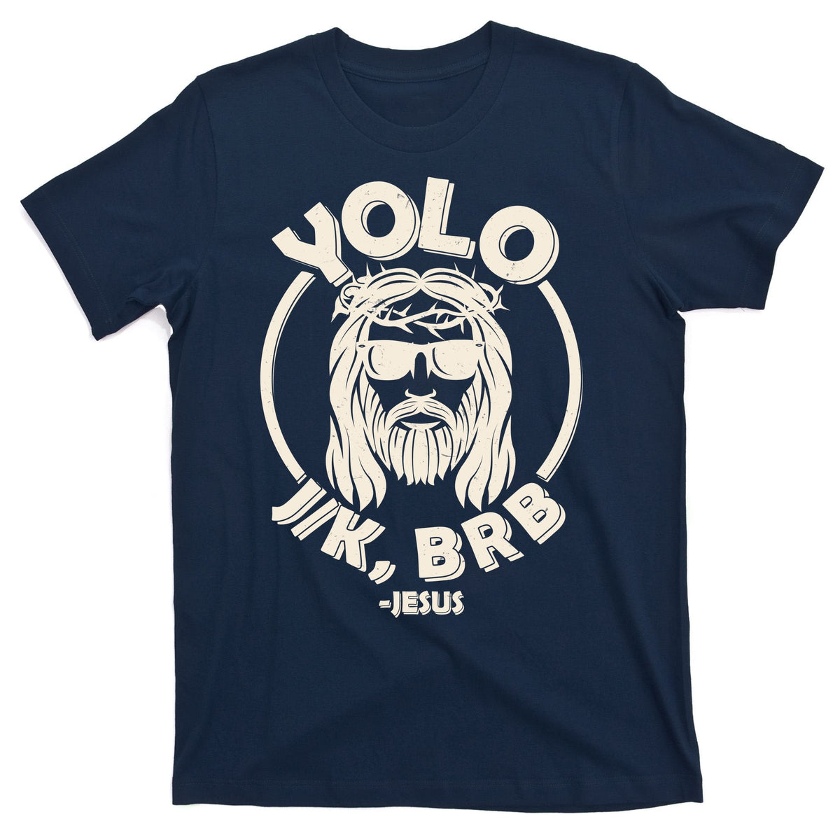 Funny Easter YOLO JK BRB Jesus T-Shirt product image 1