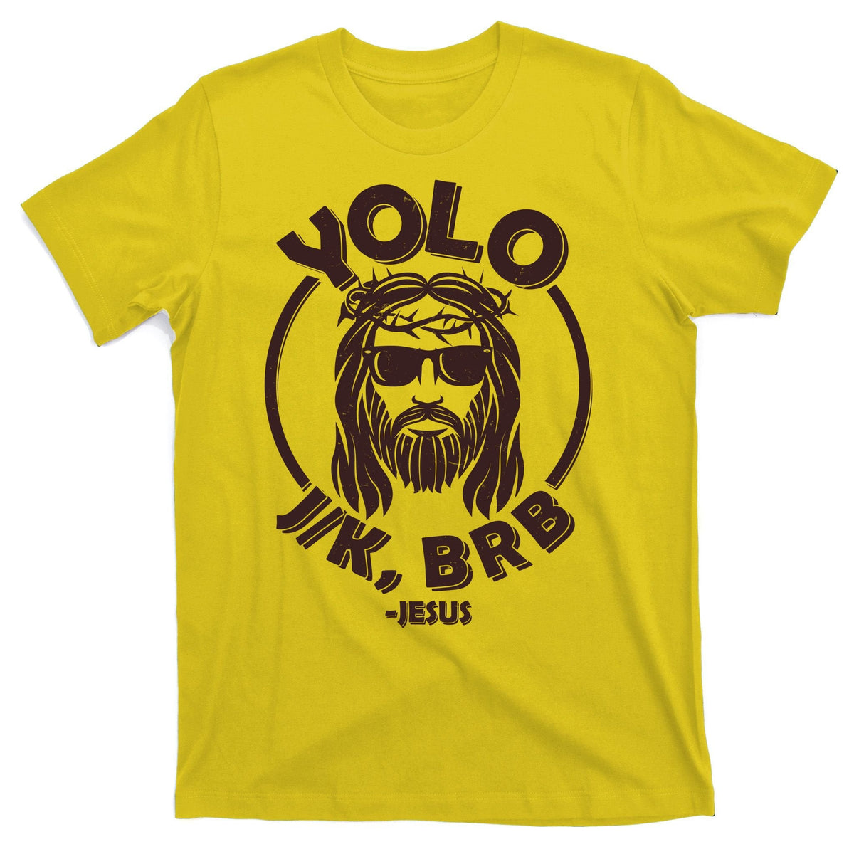 Funny Easter YOLO JK BRB Jesus T-Shirt product image 3