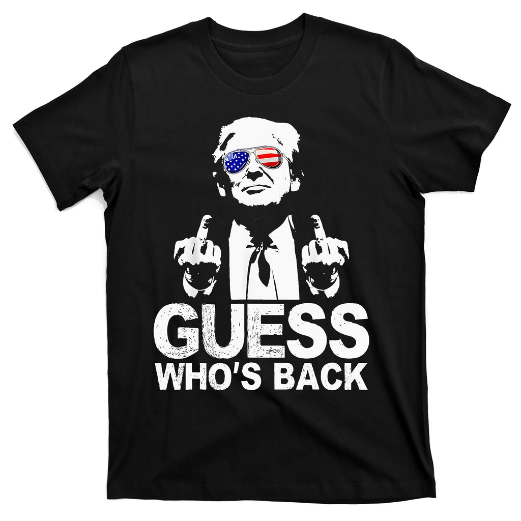 Funny Guess WhoS Back President Donald Trump Middle Finger product image 5