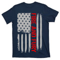 Fire and Fury Trump Military Power USA Flag T-Shirt product image 1